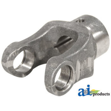 A & I PRODUCTS Implement Yoke Round Bore w/ Double Keyway & Set Screw 3" x3" x6" A-D358624